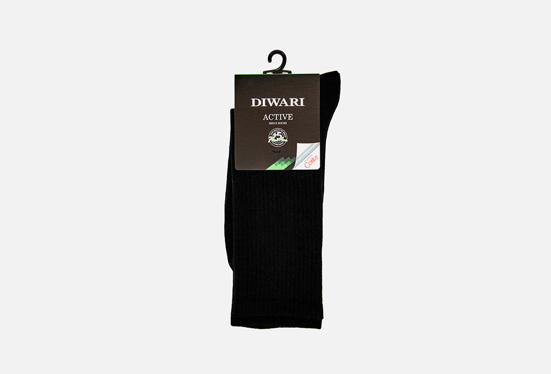 носки DIWARI ACTIVE, черный 44-45 мл носки diwari classic серый 44 45 мл