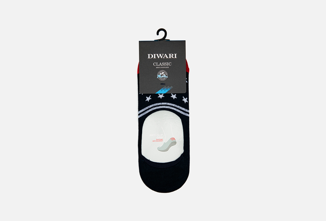 подследники DIWARI Classic, темно-синий носки для мужчин хлопок diwari classic 000 серые р 27 5с 08 сп