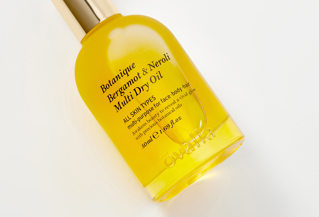 сухое масло для лица, тела и волос Ovalla Botanique Bergamot & Neroli Multi Dry Oil 