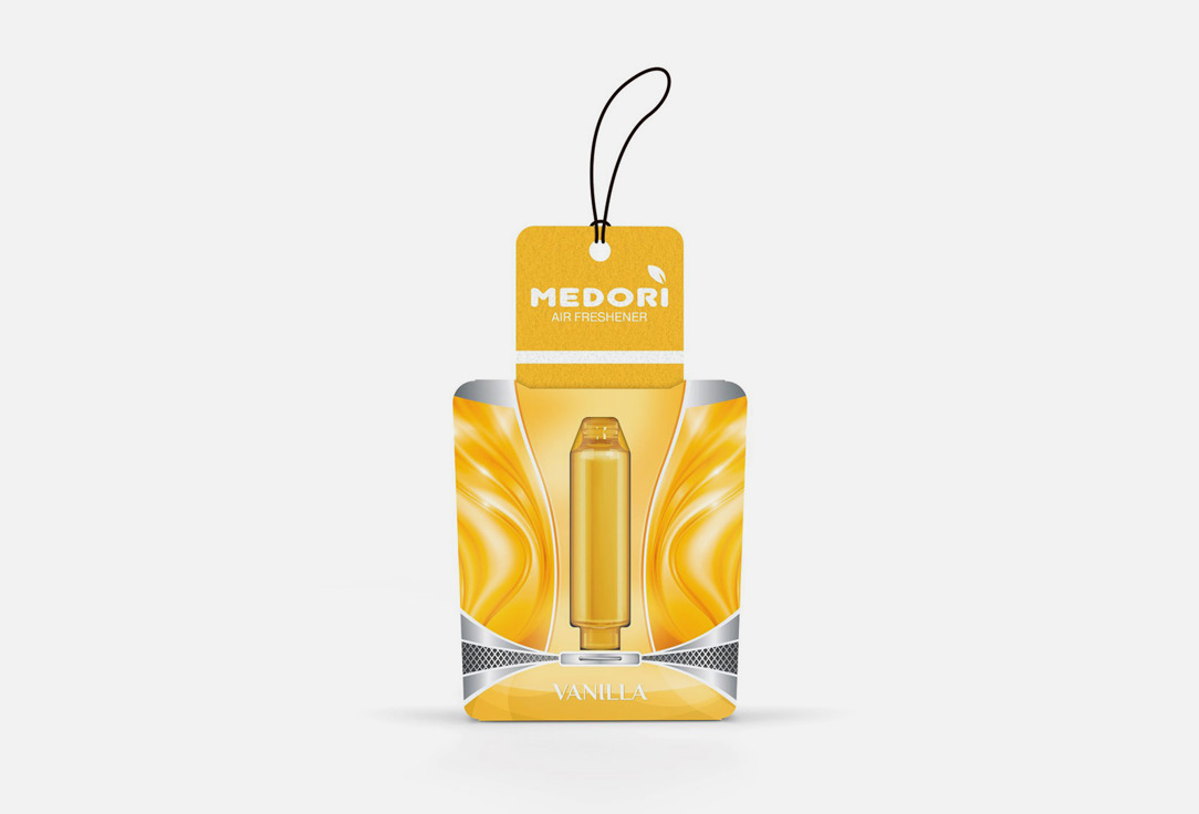 Ароматизатор для автомобиля MEDORI Vanilla 5 мл ароматизатор medori подвесной жидкий с ароматами аналогами парфюмов