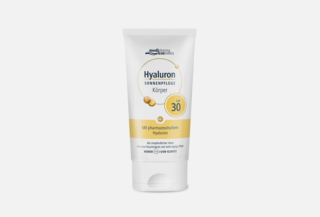 Крем для тела солнцезащитный SPF30 Medipharma Cosmetics Hyaluron 