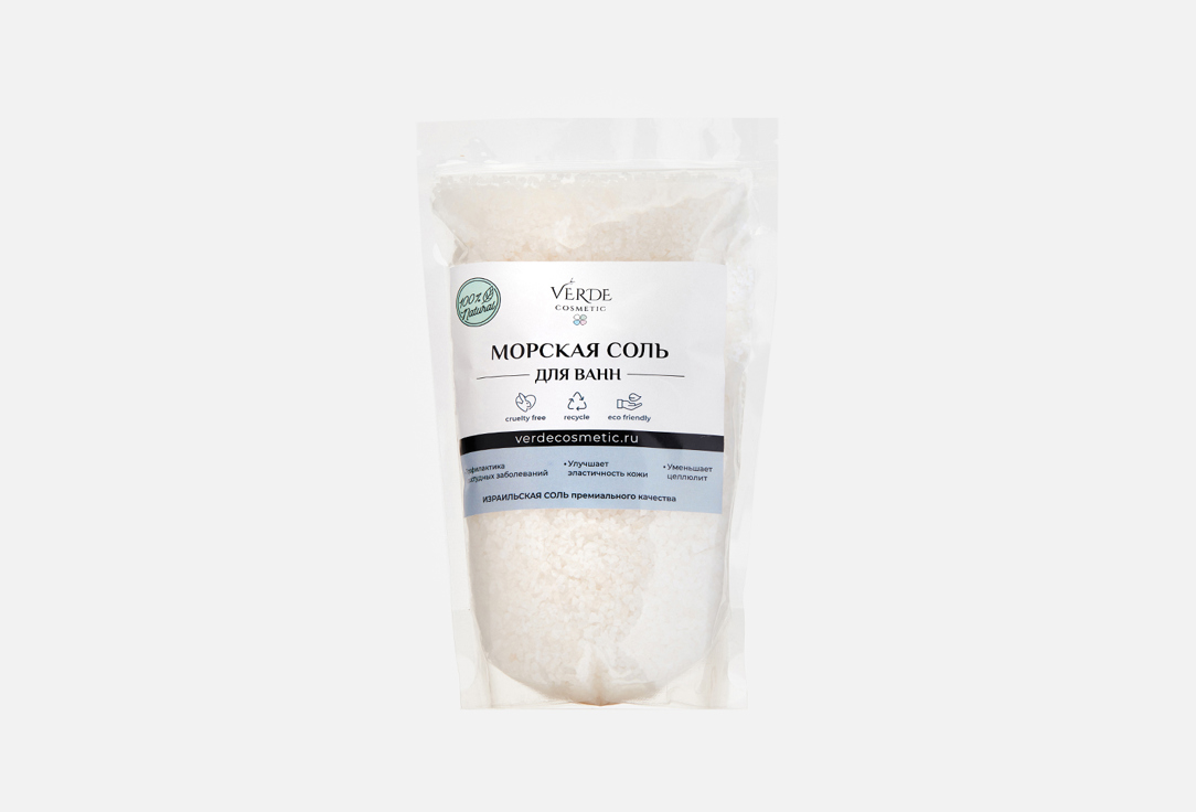 Морская соль для ванны VERDEcosmetic Sea salt for the bath белый