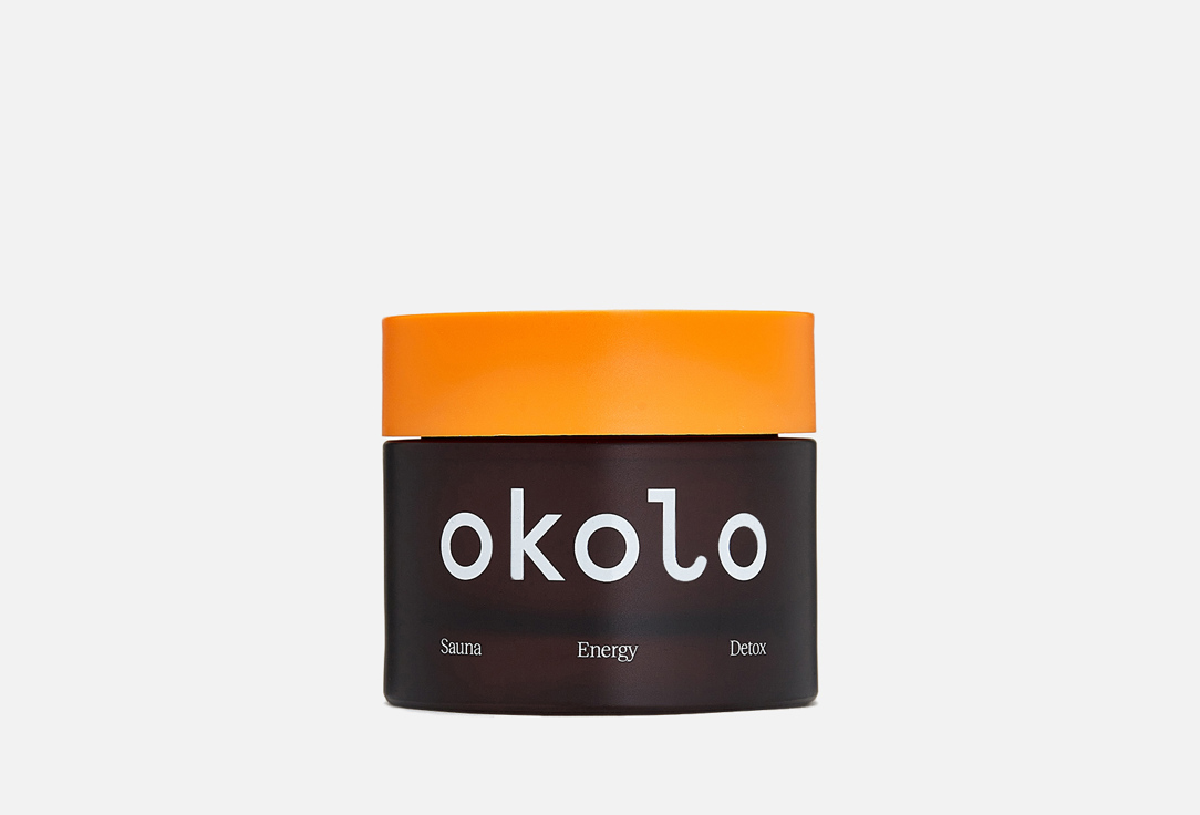 Разогревающая детокс-маска для лица OKOLO Sauna Energy Detox 50 мл дженезис детокс пудра poudre detox 30 2 г