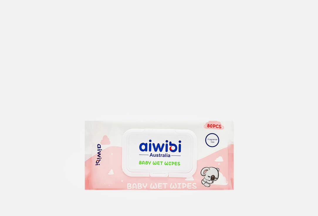 Изображение товара Влажные салфетки Aiwibi Australia с клапаном