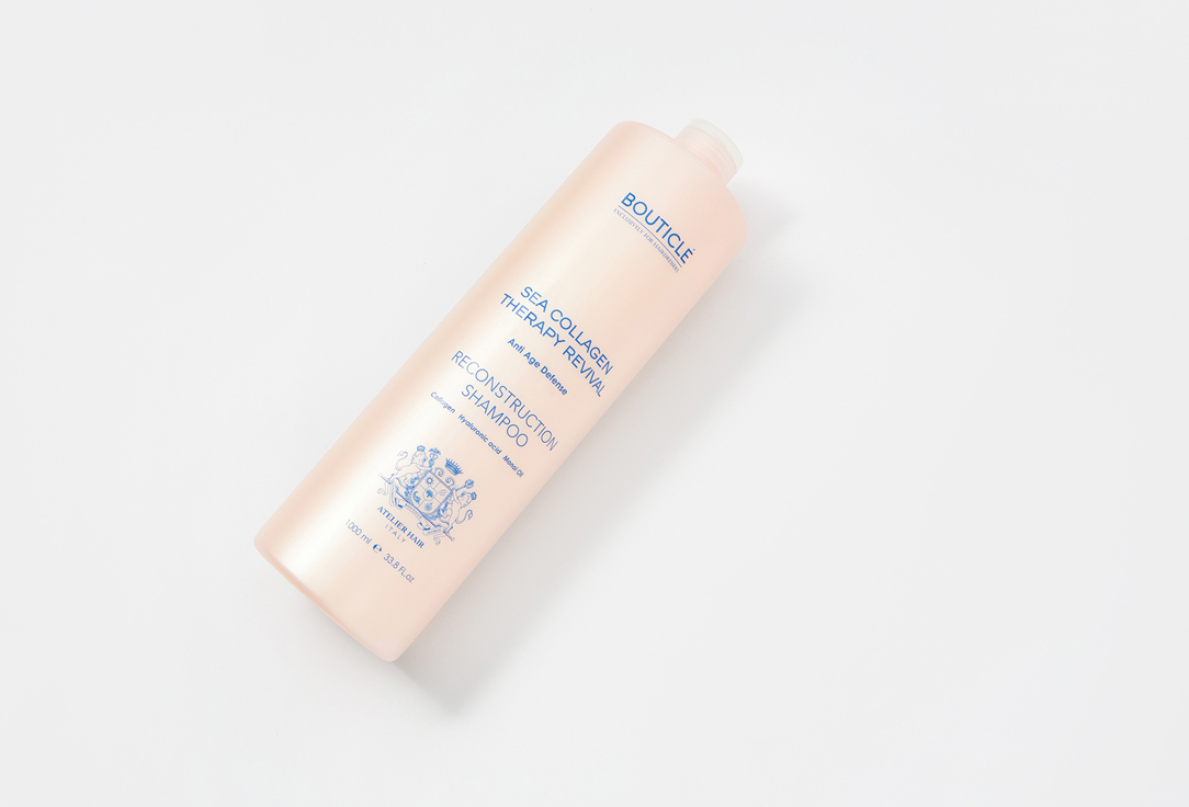 восстанавливающий шампунь для волос Bouticle Sea Collagen Therapy Revival Reconstruction Shampoo  