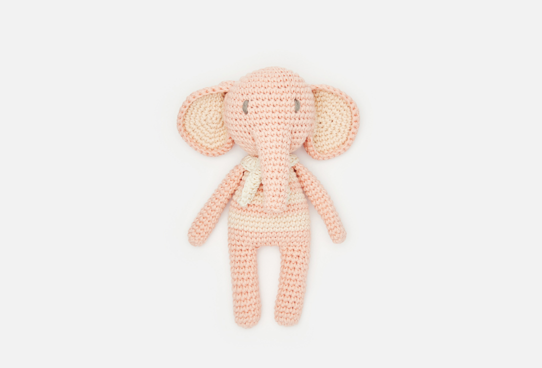 цена Мягкая игрушка OREGANO MAMA Слон в персиковом 1 шт