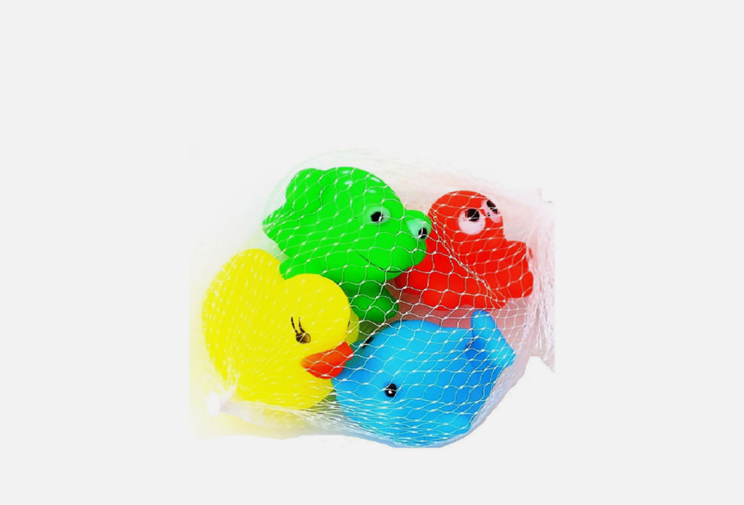 Набор игрушек для купания UVITON Sea 4 шт коврики для купания uviton противоскользящий единорог для ванны