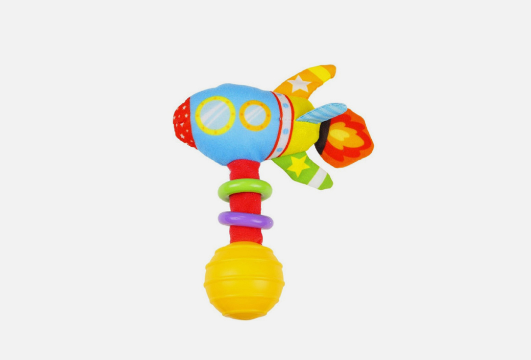 Игрушка-погремушка UVITON Ракета 1 шт развивающие игрушки uviton погремушка пчелка