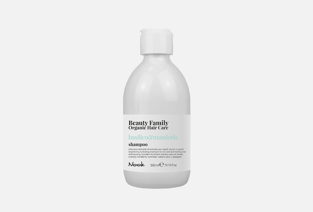 Шампунь для сухих и тусклых волос NOOK Basilico&Mandorla 300 мл шампунь для сухих и тусклых волос beauty family shampoo basilico