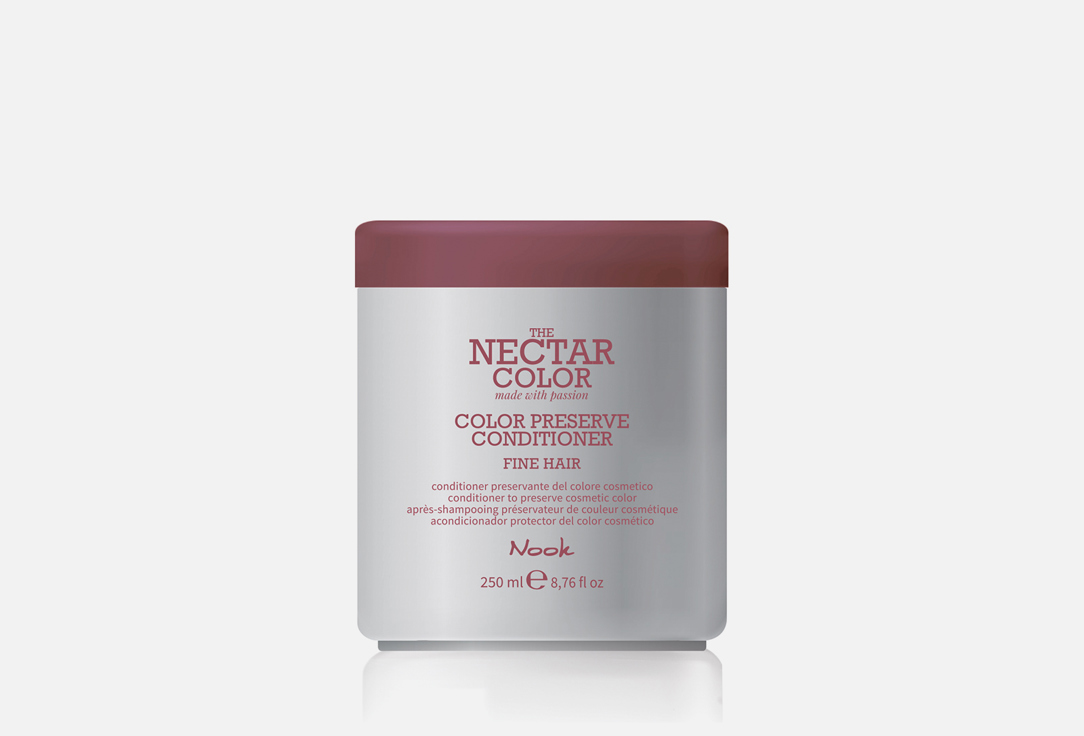 Кондиционер для ухода за тонкими окрашенными волосами NOOK Color Preserve 250 мл set 20 white nectar pastel color base