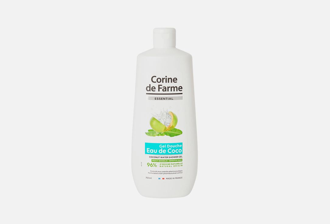 Гель для душа CORINE DE FARME Coconut Water 750 мл гель для душа corine de farme масло сладкого миндаля 750 мл