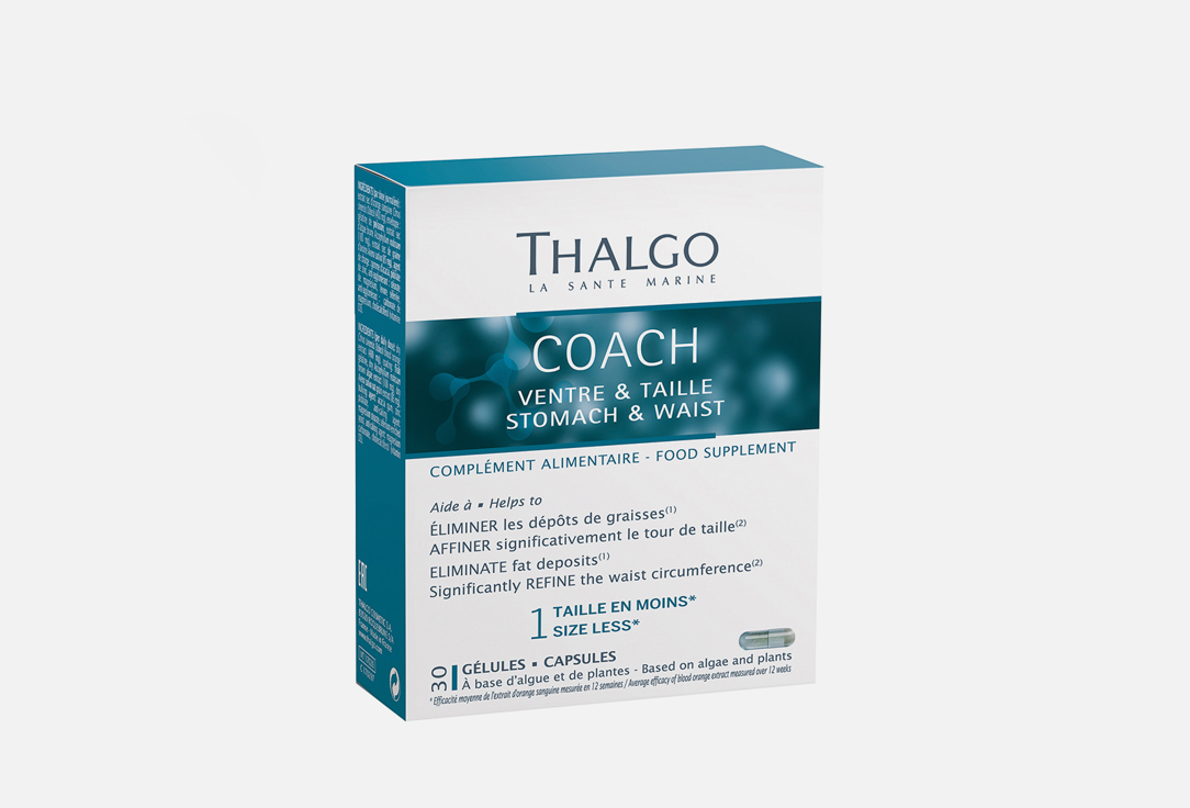 Изображение товара БАД для коррекции фигуры Thalgo coach селен, витамин D3, цинк