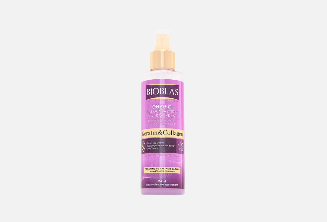 LIQUID CONDITIONER FOR HAIR LOSS COLLAGEN & KERATIN 200 мл