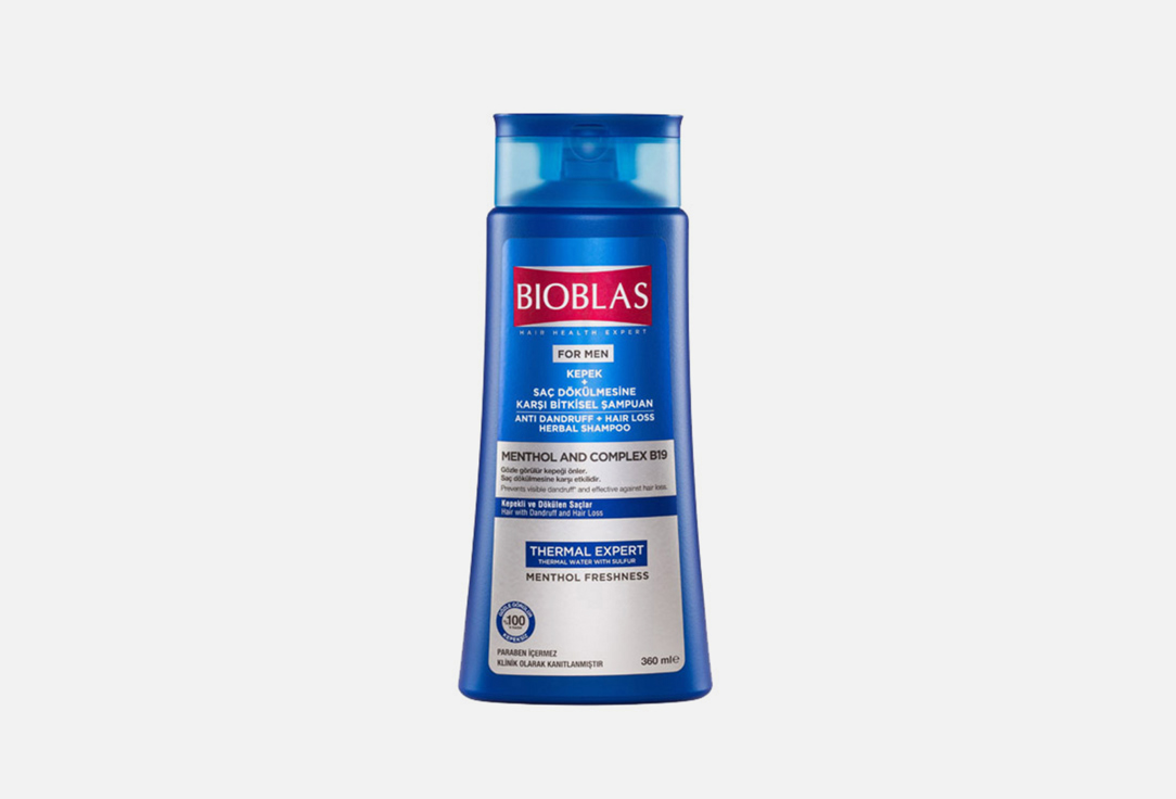 Шампунь для волос Bioblas MENTHOL AND COMPLEX B19 