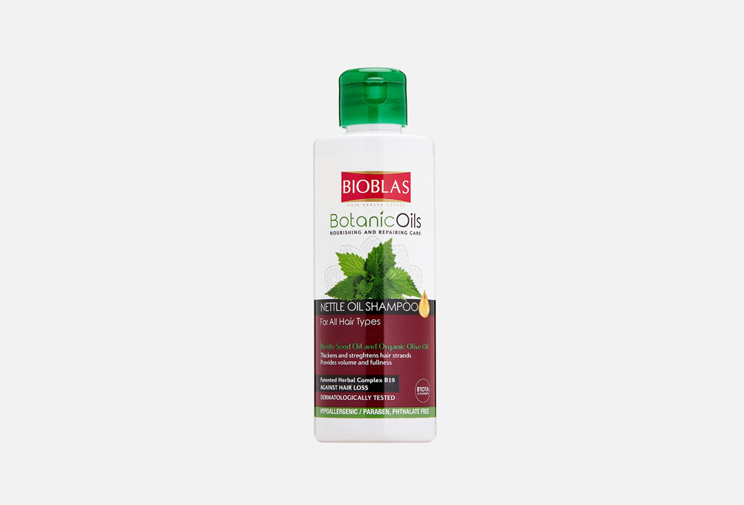 Шампунь для волос BIOBLAS BOTANIC OILS NETTLE OIL 150 мл bioblas botanic oils nettle oil shampoo