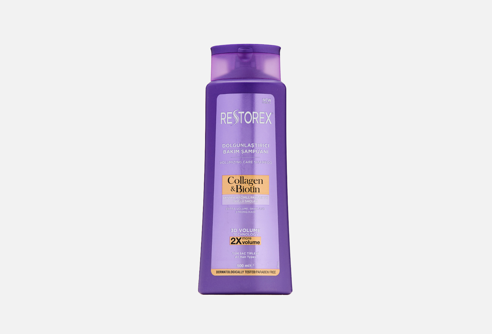Restorex Шампунь для волос VOLUMIZING CARE SHAMPOO COLLAGEN & BIOTIN ...