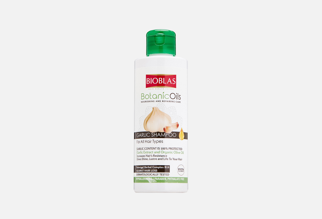 bioblas black garlic shampoo 1000ml Шампунь для волос BIOBLAS BOTANIC OILS GARLIC SHAMPOO 150 мл