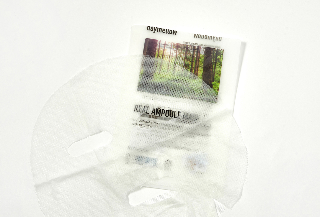 

Тканевая маска для лица с экстрактом ледяного гриба DAYMELLOW', SNOW MUSHROOM REAL AMPOULE MASK 1 шт