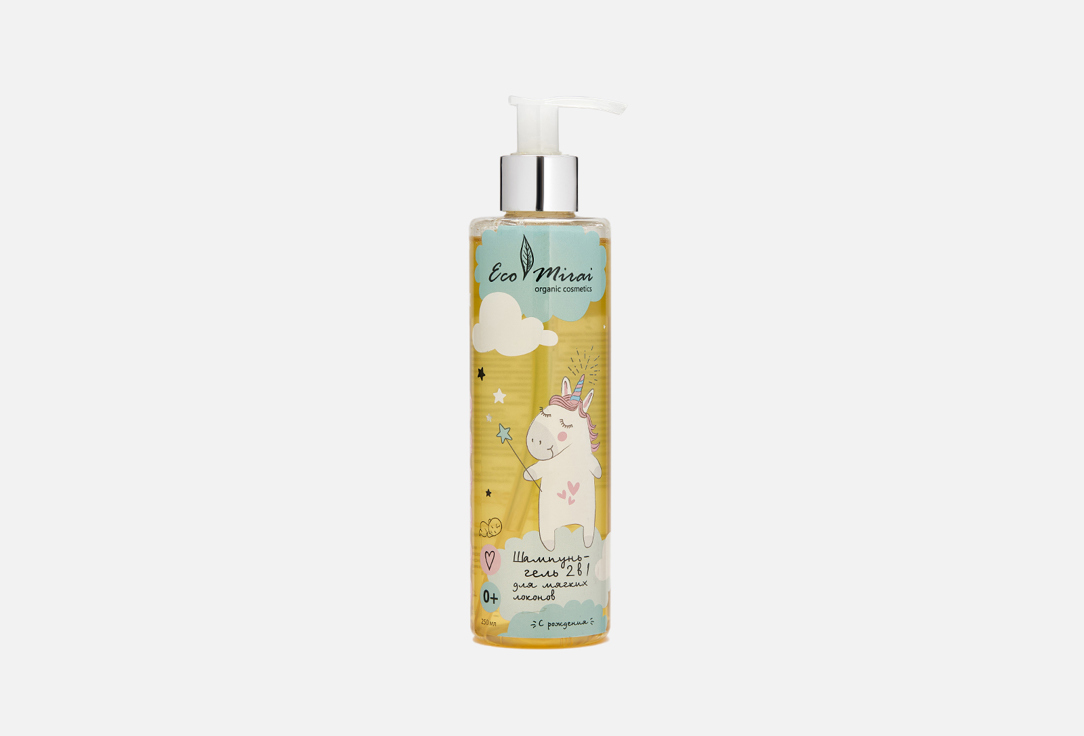 Изображение товара Шампунь-гель для тела и волос ECO MIRAI For soft curls. From birth
