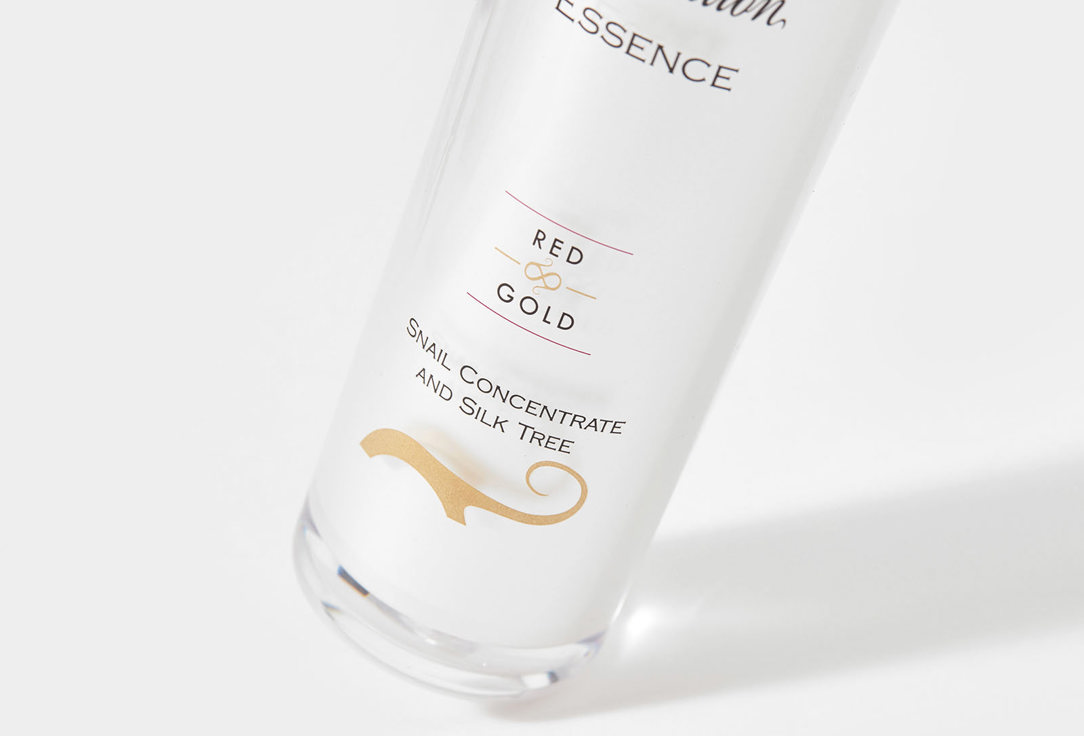 Эссенция для снятия признаков усталости RED GOLD London Visible Restoration Essence Snail Concentrate & Silk Tree 