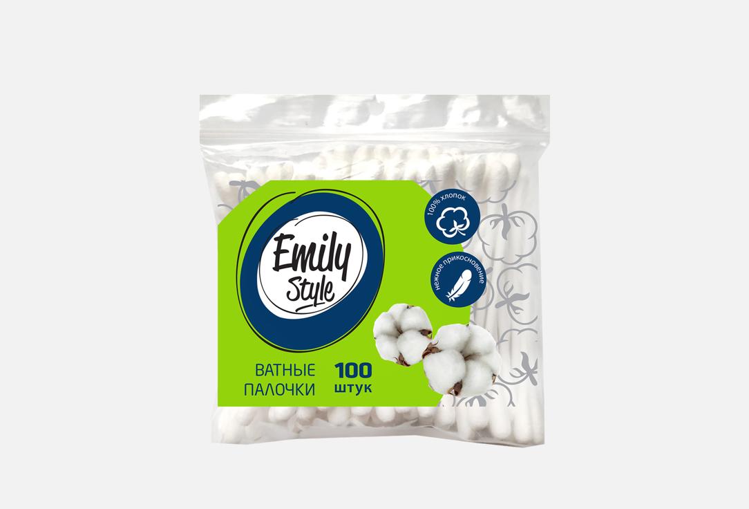 

ВАТНЫЕ ПАЛОЧКИ EMILY STYLE, Из 100% хлопка 100 шт