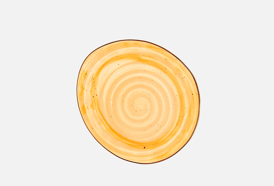 Тарелка PROFF CUISINE Organic Fusion, Оранжевый чашки чайная пара 240 мл оранжевая фарфор the sun eco p l proff cuisine 4шт