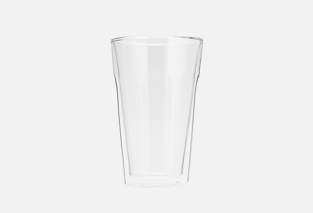 

Стакан PROFF CUISINE, Прозрачный, С двойными стенками 450 мл