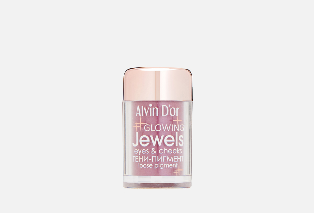 Тени для век ALVIN D'OR Glowing Jewels 3 г тени для век alvin d or palette peach nude 13 гр