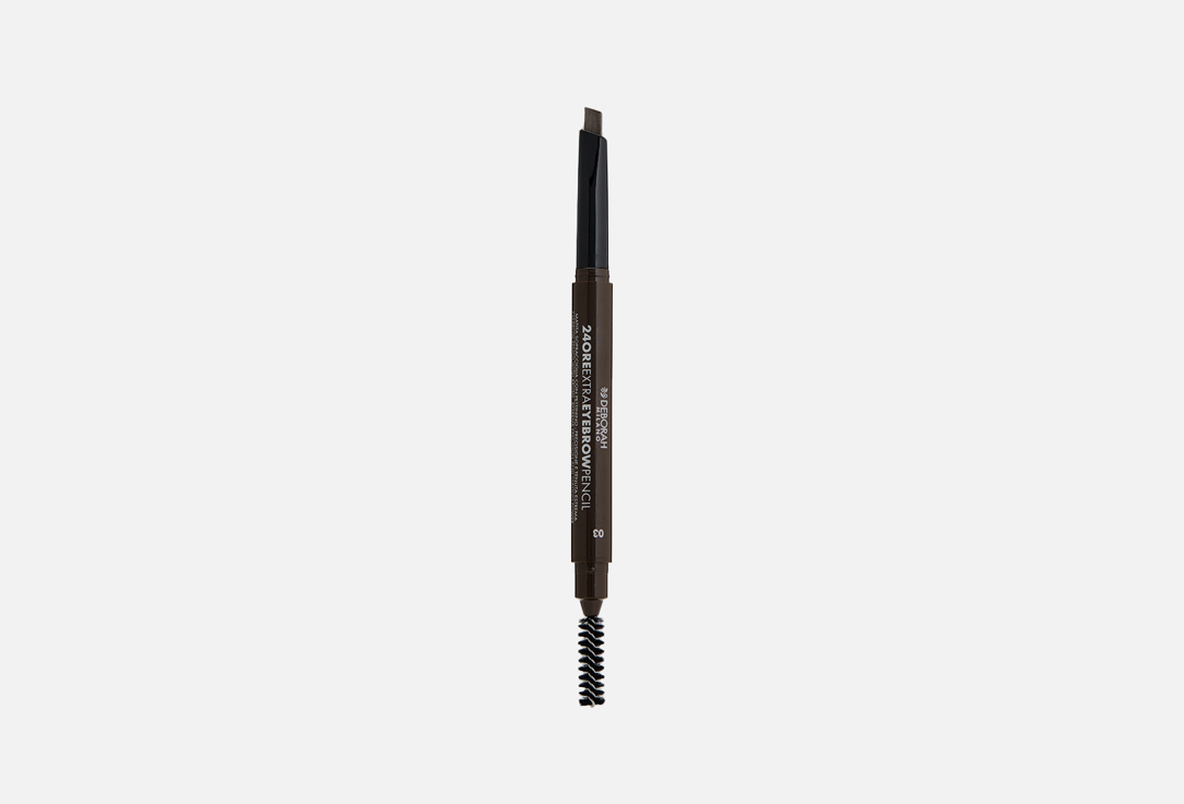 Карандаш-стайлер для бровей стойкий DEBORAH MILANO 24ORE EXTRA EYEBROW PENCIL 0.22 г карандаш для бровей deborah milano 24ore brow micropencil тон 03 0 1 г 2 шт