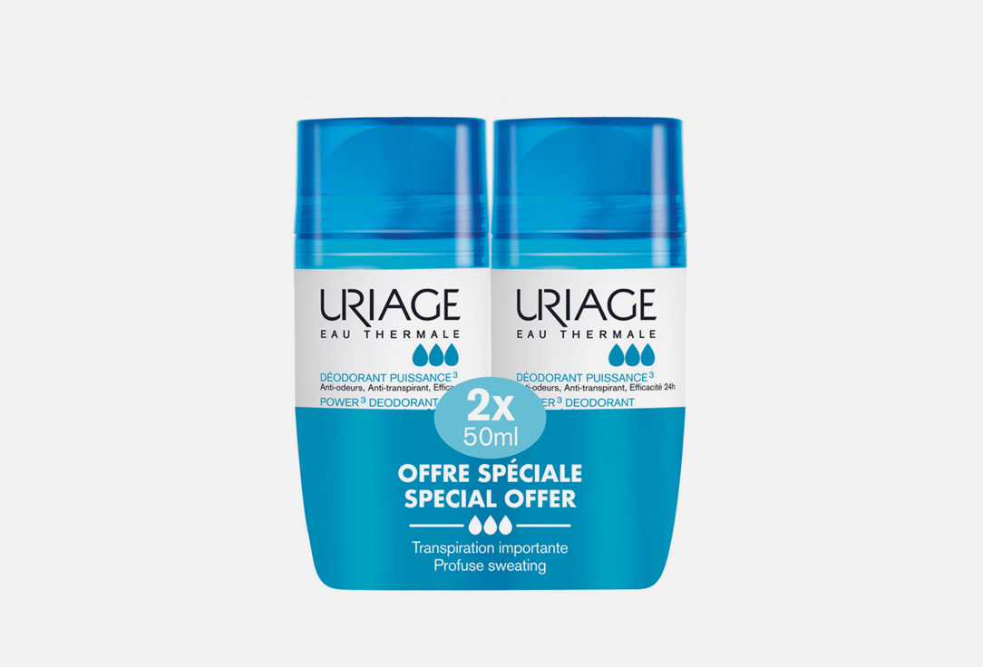 

Набор дезодоранта URIAGE, PROMO DEO POWER3 2 шт