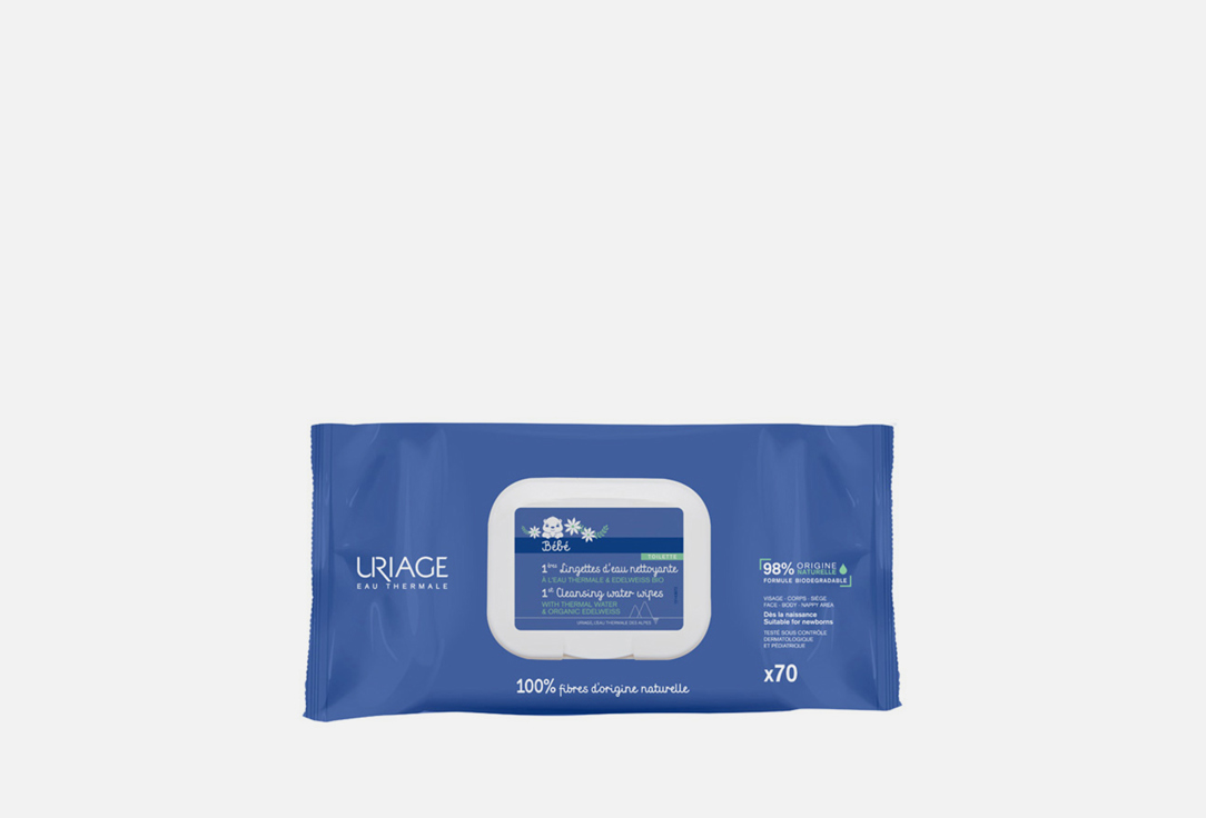 Салфетки URIAGE CLEANSING 70 шт