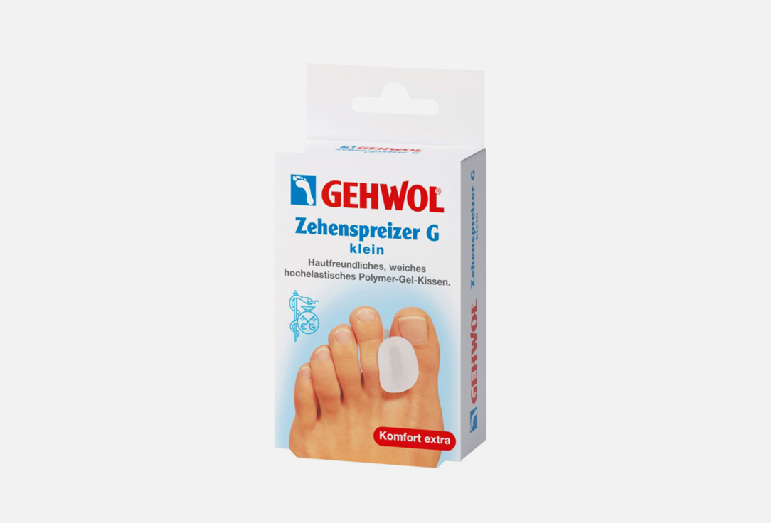Гель- корректор GEHWOL TOE SEPARATORS G SMALL 3 шт защитное кольцо на палец gehwol toe protection small 1 шт