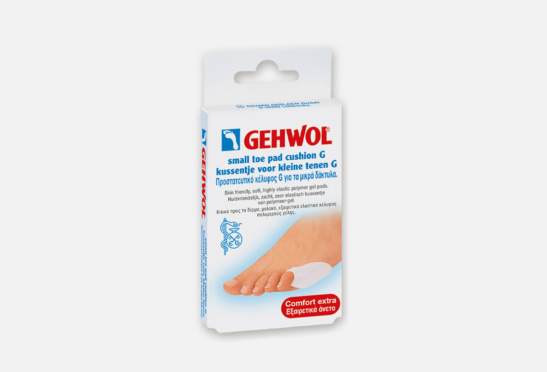 Накладка на мизинец GEHWOL COMFORT / SMALL TOE PAD CUSHION G 1 шт защитное кольцо на палец gehwol toe protection small 1 шт