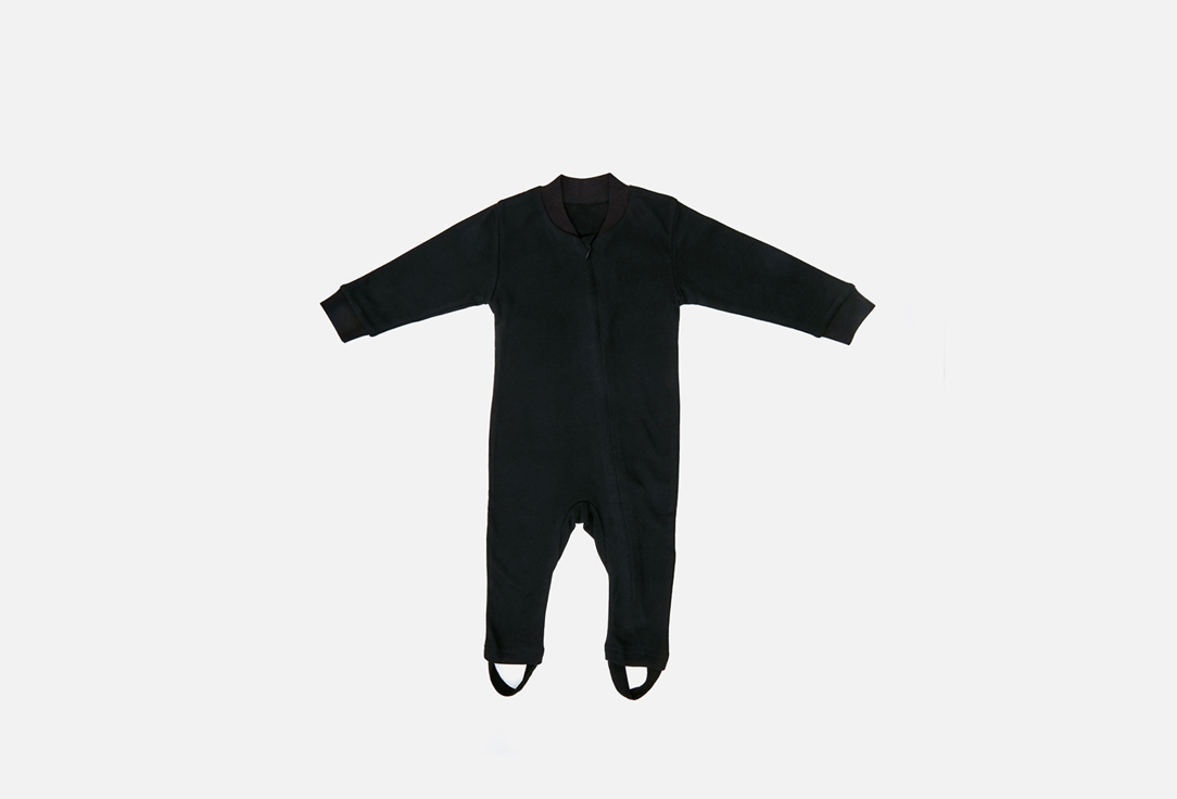 Термобелье для малышей LEMIVE ластичное, со штрипками Черный