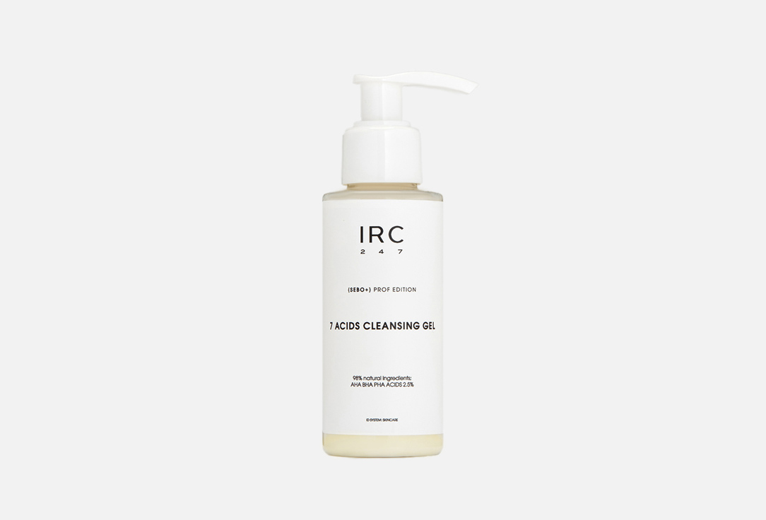 цена гель для лица IRC 7 acids cleansing gel 100 мл