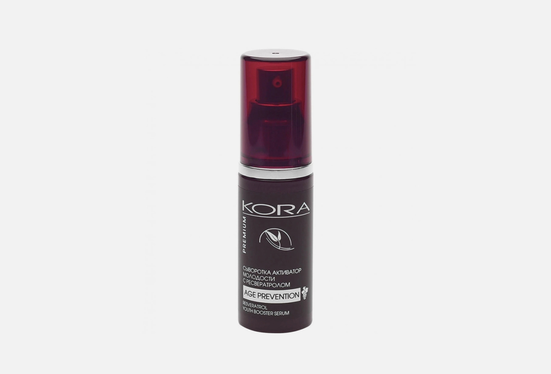 Сыворотка-флюид для лица KORA Serum activator of youth with resveratrol 30 мл