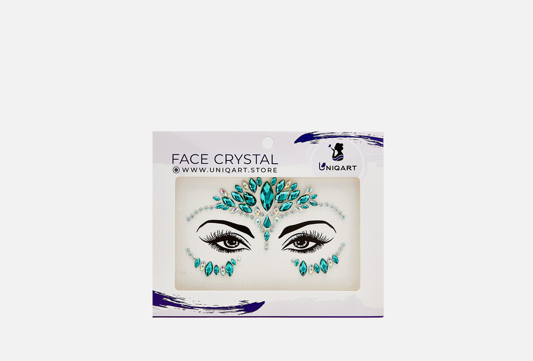 

Кристаллы для лица UNIQART, Emerald Princess 1 шт