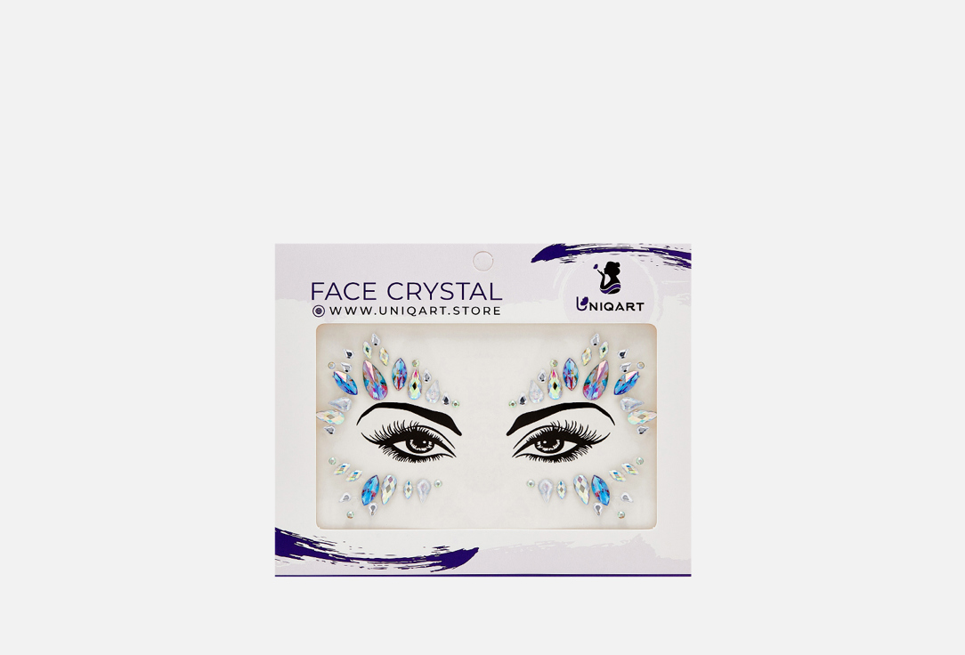 Изображение товара Кристаллы для лица и тела UNIQART Crystal girl многоразовые гипоаллергенные
