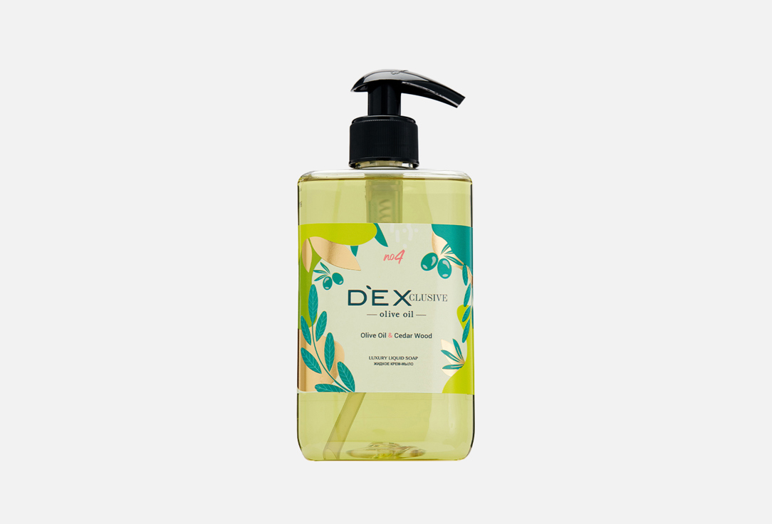

ЖИДКОЕ КРЕМ-МЫЛО DEXCLUSIVE, Luxury Liquid Soap Olive oil 500 мл