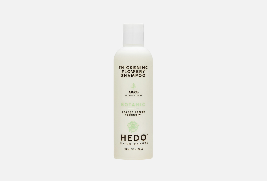 Шампунь для придания объема волосам Hedo Thickening flowery shampoo 