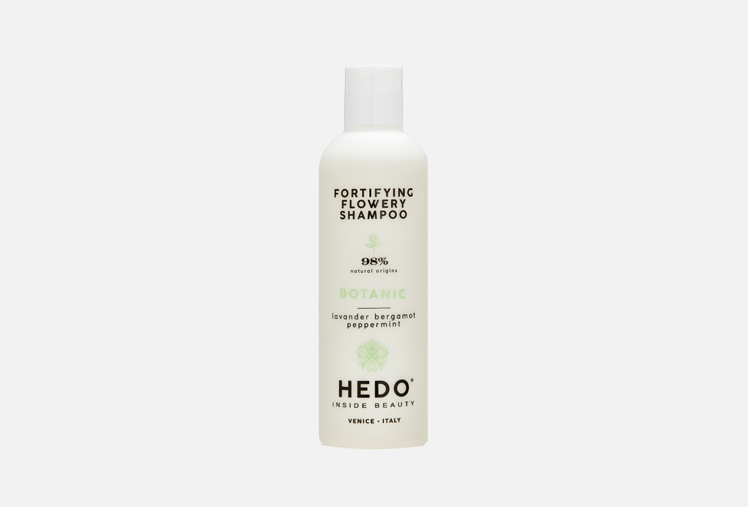 Укрепляющий шампунь против выпадения волос Hedo Fortifying flowery shampoo 