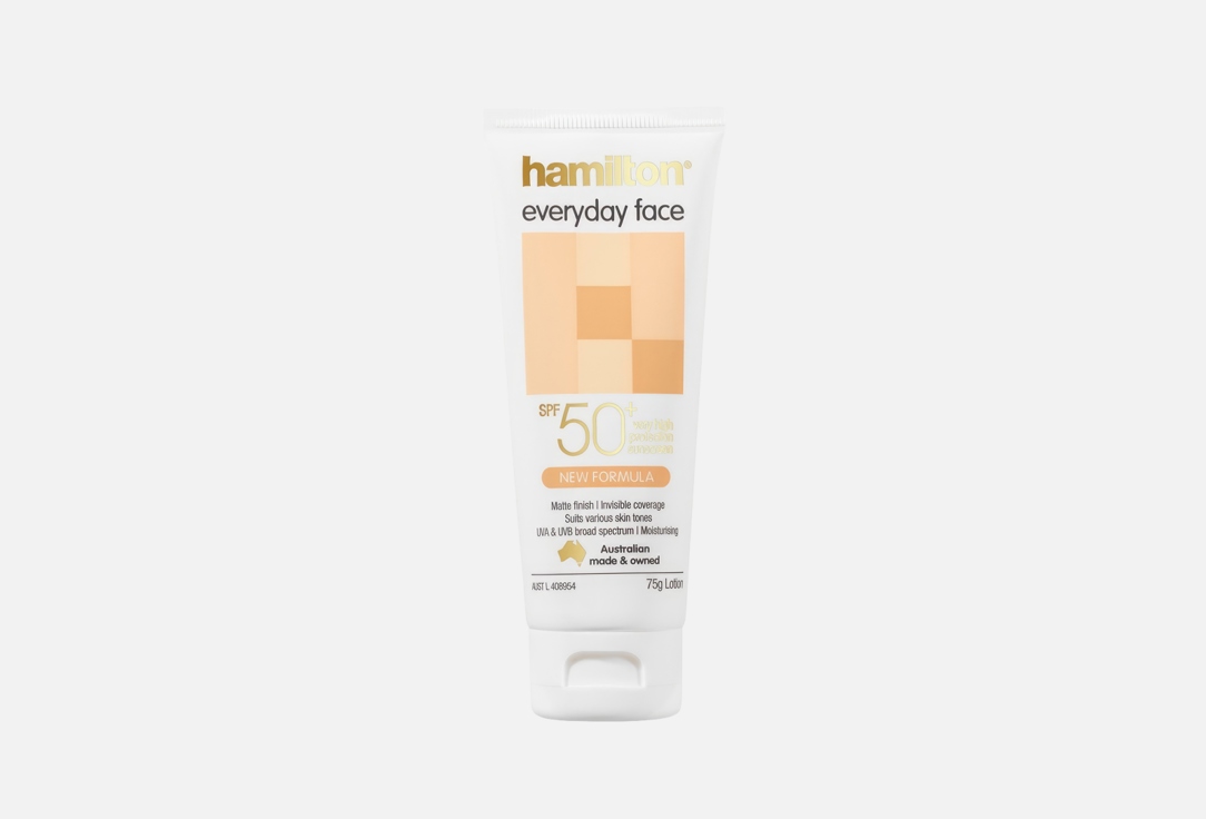 Крем для лица солнцезащитный SPF50+ Hamilton SUN EVERYDAY FACE CREAM  