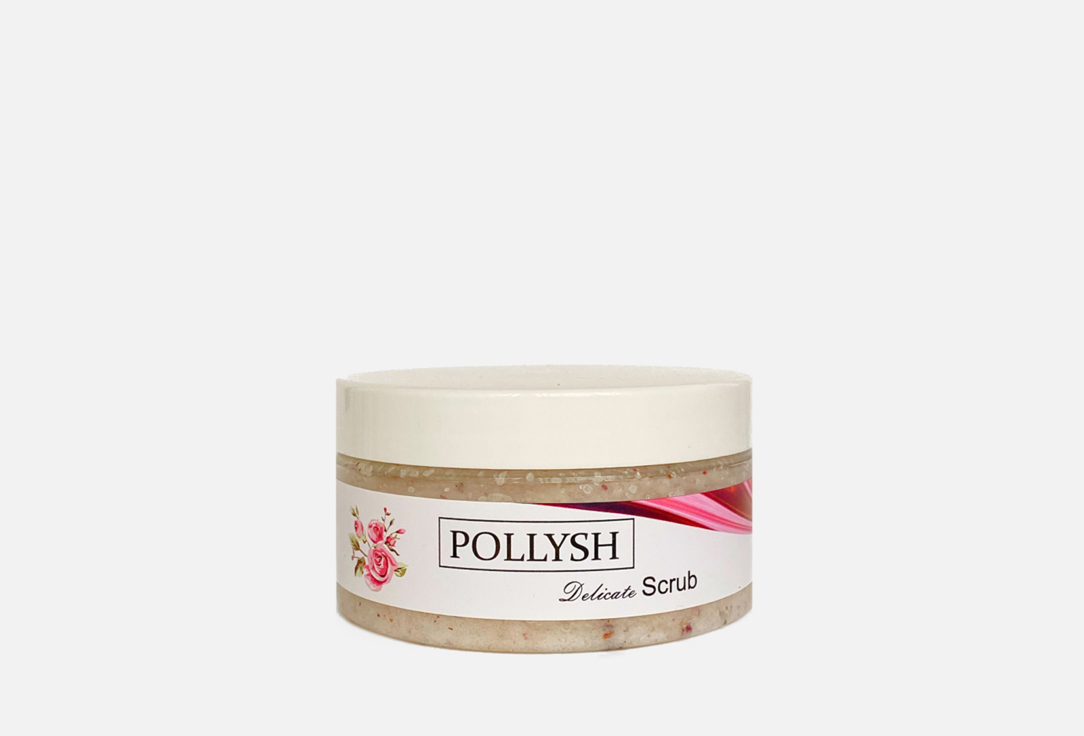 Масляный скраб для тела с лепестками розы POLLYSH Delicate Scrub 400 г фотографии