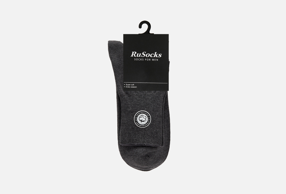 носки RUSOCKS Темно-серый носки rusocks серый 38 41 размер