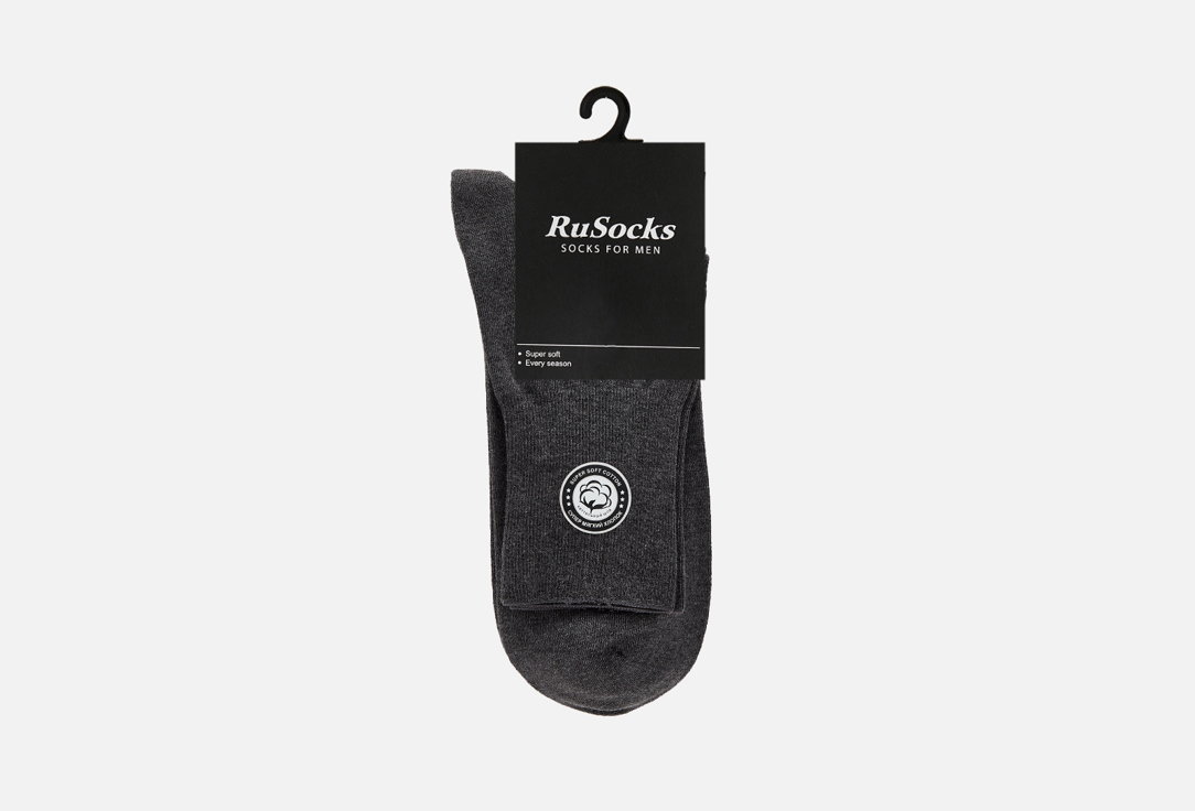 носки RUSOCKS Темно-серый носки rusocks ромбы темно серый 38 41 размер