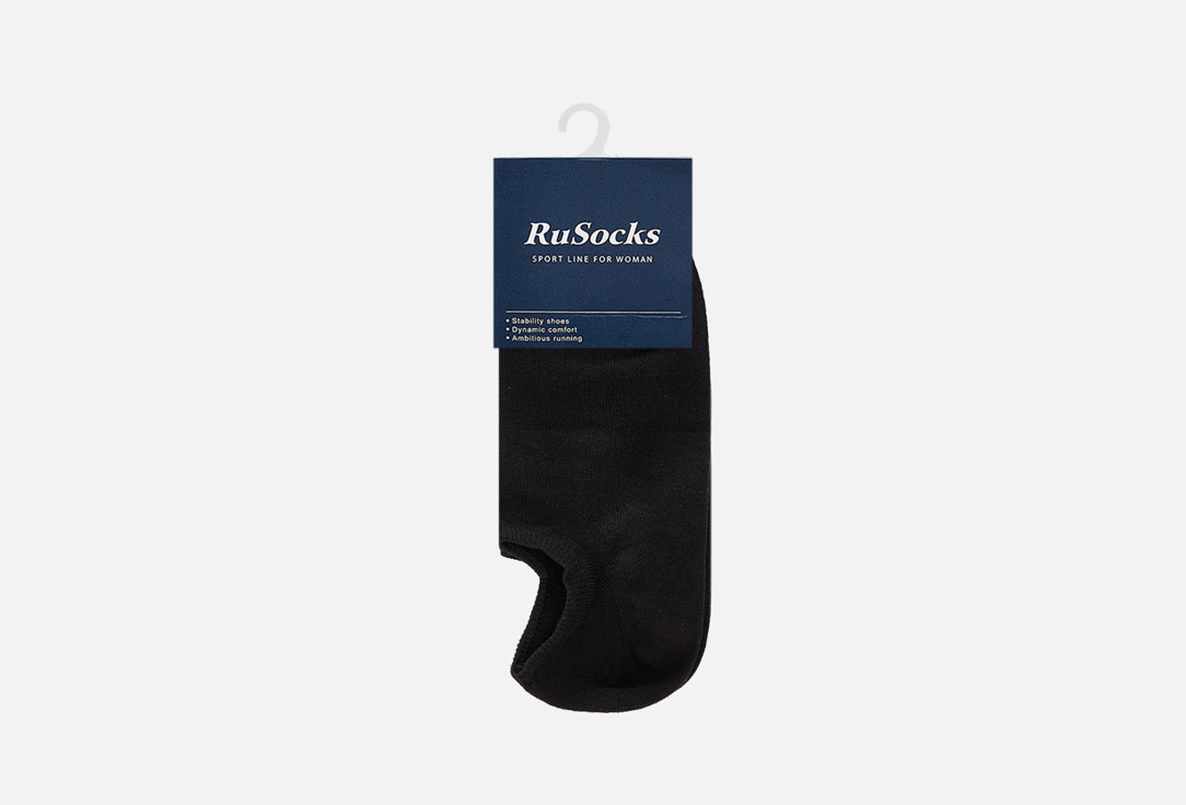 носки RUSOCKS Черный носки rusocks размер 23 25 черный