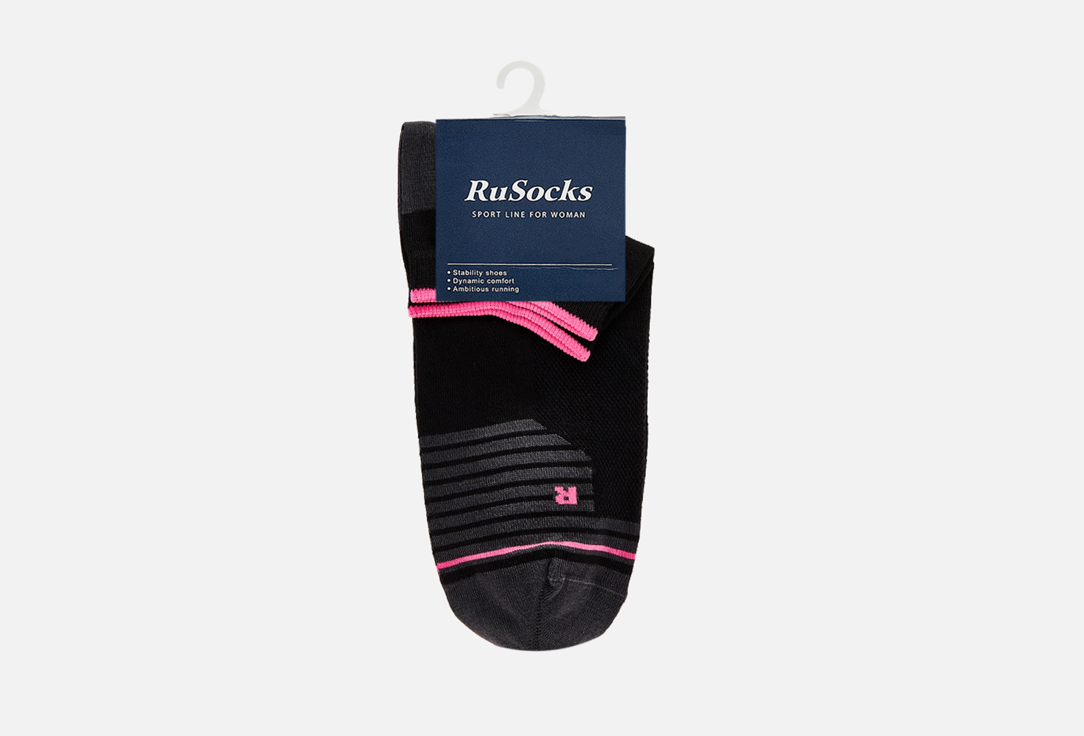 носки RUSOCKS Черный, розовый носки rusocks розовый 38 мл