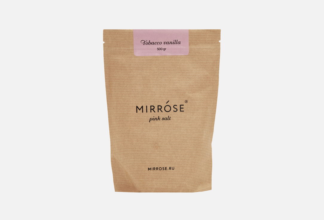 Изображение товара Розовая парфюмированная соль для ванны MIRRÓSE Tobacco & Vanilla
