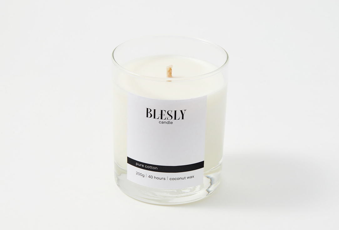 Свеча ароматическая Blesly PURE COTTON 