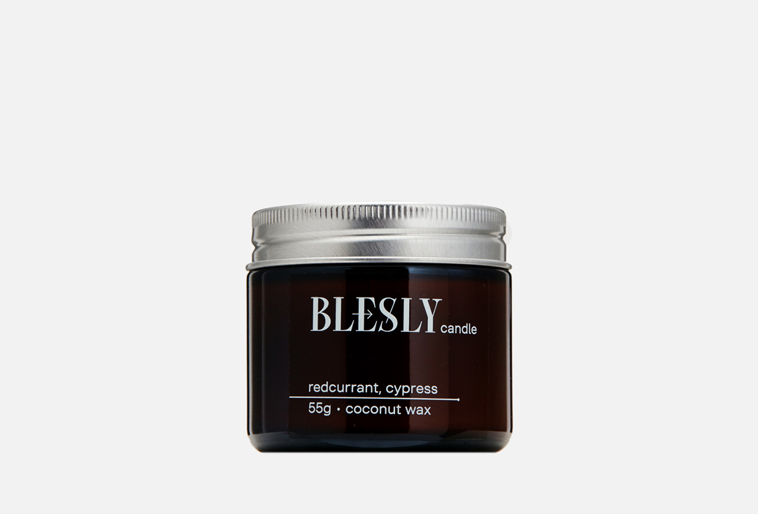 Свеча ароматическая BLESLY REDCURRANT & CYPRESS 55 г свеча ароматическая blesly vetiver amber rosemary 55 гр
